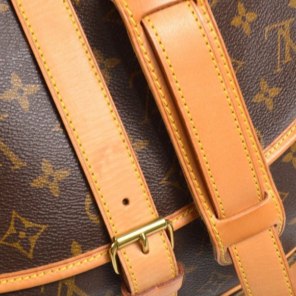 Louis Vuitton Saumur 35 Shoulder Bag Monogram Canvas Leather - Picture 5 of 9